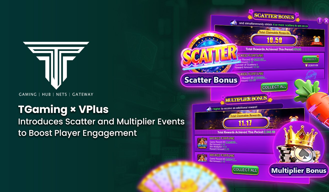 7. TGaming × VPlus Introduces Scatter and Multiplier Events to Boost Player Engagement